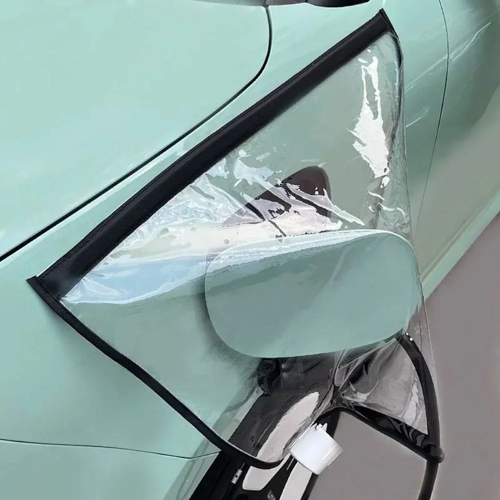 Magnetic Car Charging Gun Rainproof Cover Practical Cars Outdoor Charging Rainproof Dustproof Protection Covers Auto Accessories