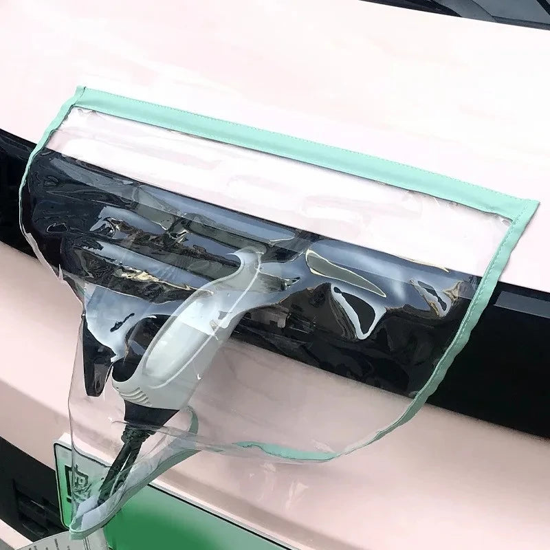 Magnetic Car Charging Gun Rainproof Cover Practical Cars Outdoor Charging Rainproof Dustproof Protection Covers Auto Accessories