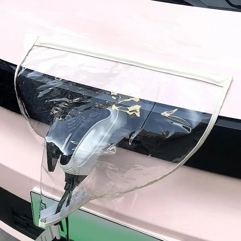 Magnetic Car Charging Gun Rainproof Cover Practical Cars Outdoor Charging Rainproof Dustproof Protection Covers Auto Accessories