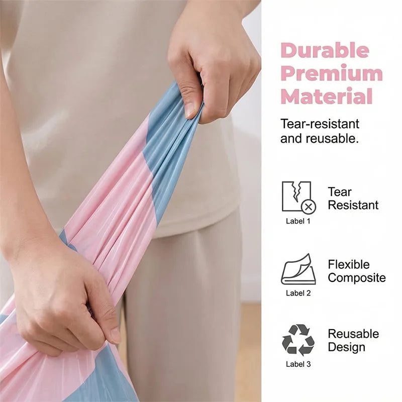 Super Large Capacity 3D Vacuum Compression Bag No Pump Roll Up Space Saver Clothes Blankets & Quilts Thicken Sealing Storage Bag