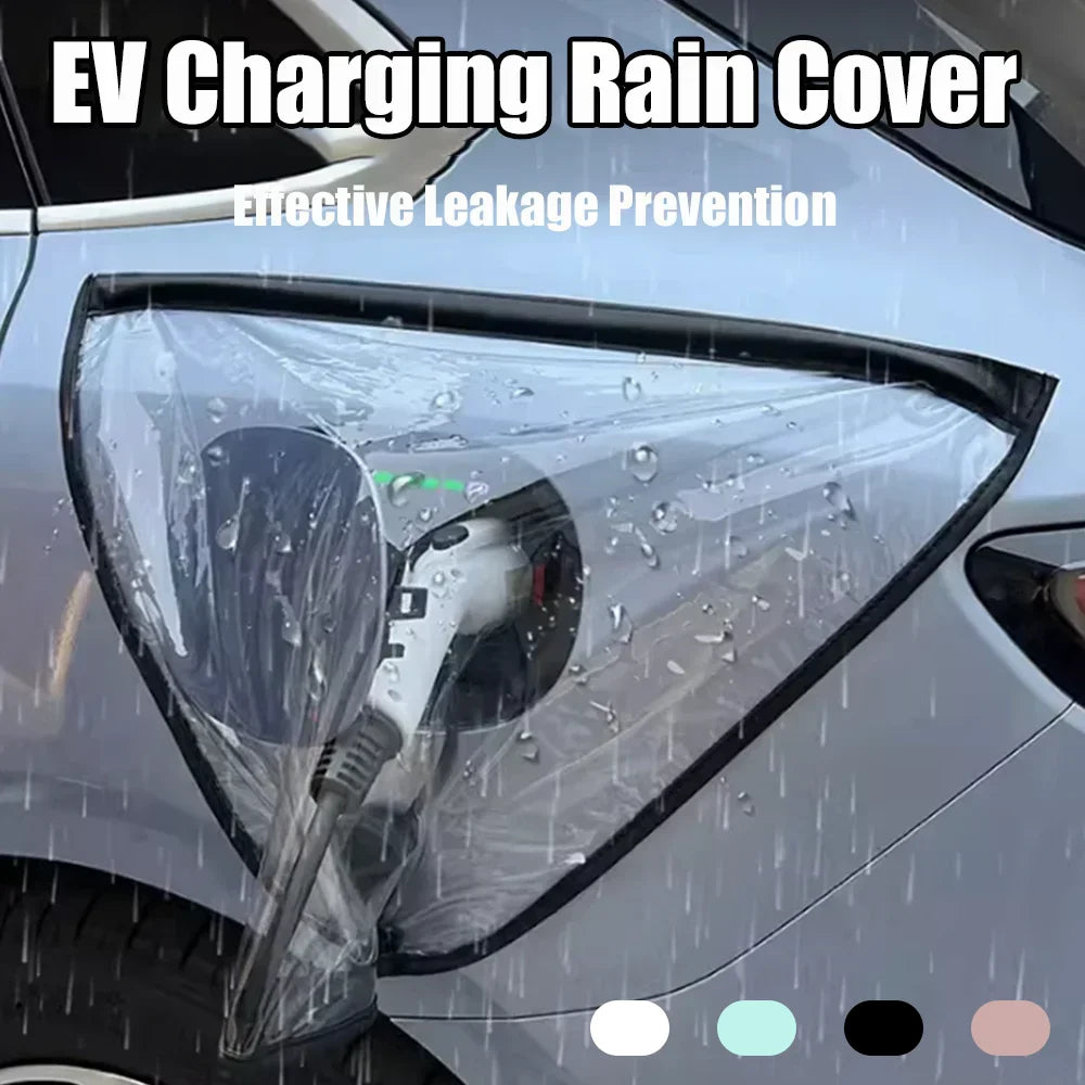 Magnetic Car Charging Gun Rainproof Cover Practical Cars Outdoor Charging Rainproof Dustproof Protection Covers Auto Accessories