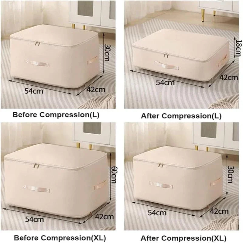 Large Capacity Self Compression Duvet Storage Bag Heavy Duty Moving Organizer Eco-Friendly Waterproof PVC Moving Bags